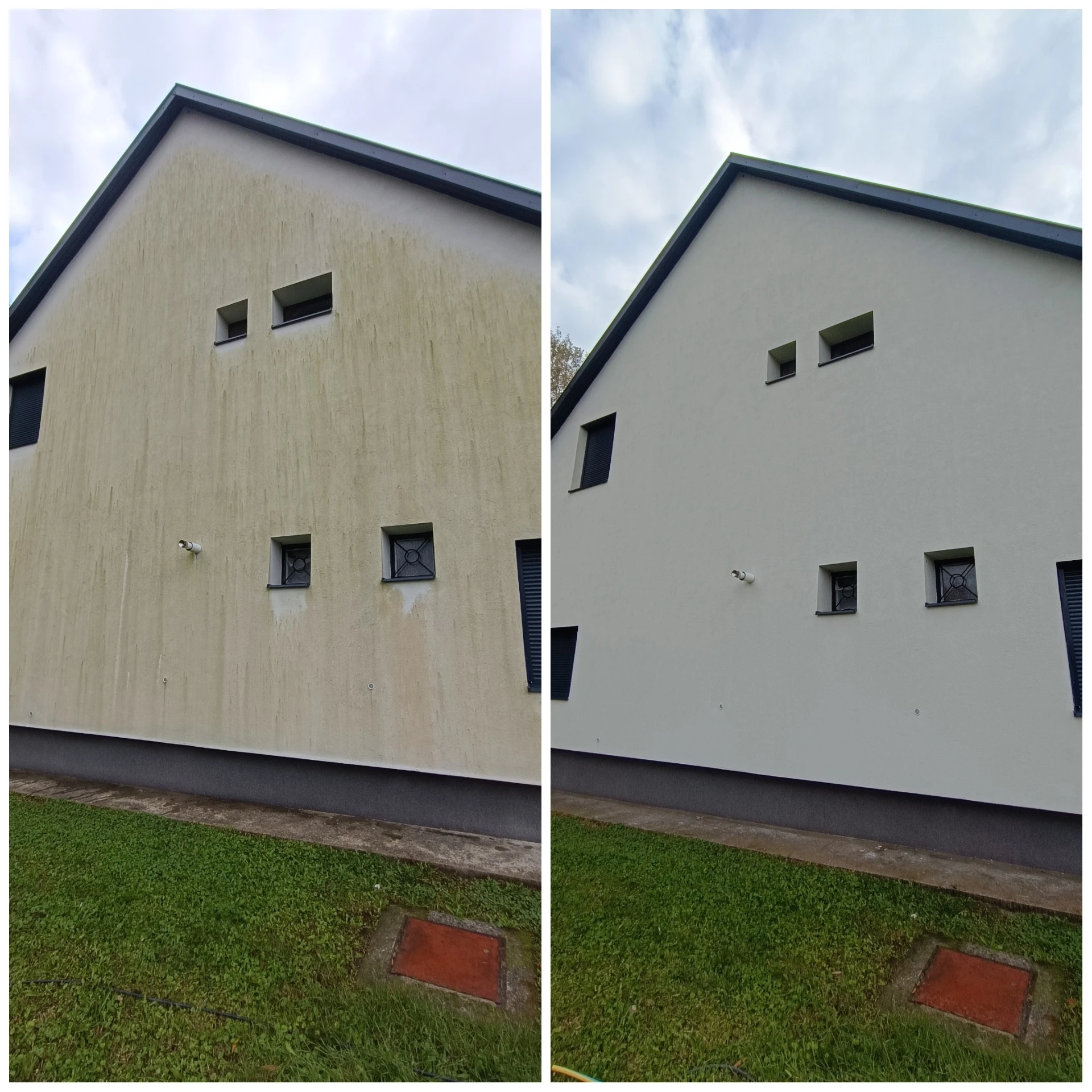 Algásodó homlokzat