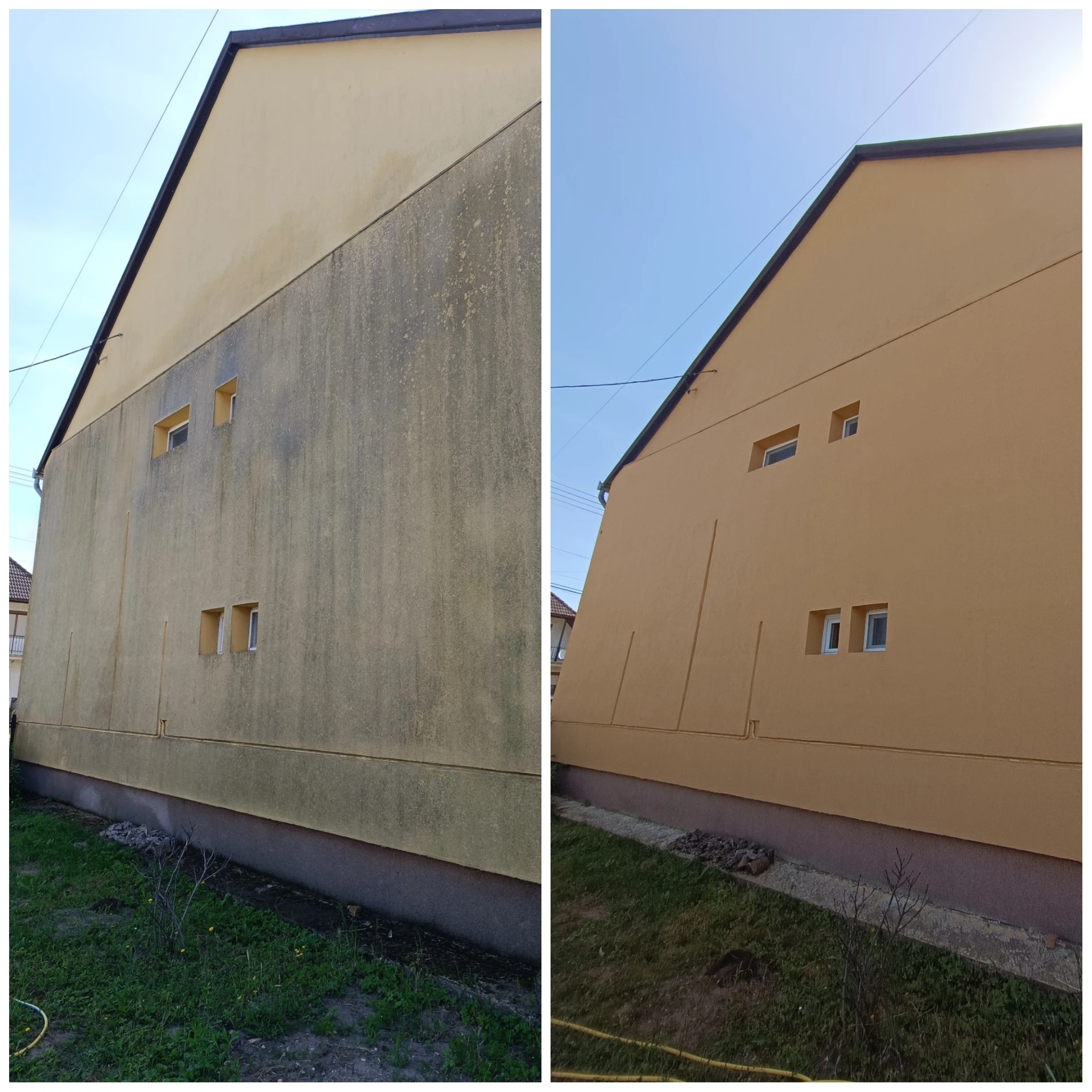 Homlokzattisztítás referencia kép 5